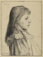 KG 09496
<br/>
Portret van een 11-jarig meisje
<br/>
<em>Beever, Emanuel Samson van (1876 - 1912)</em>